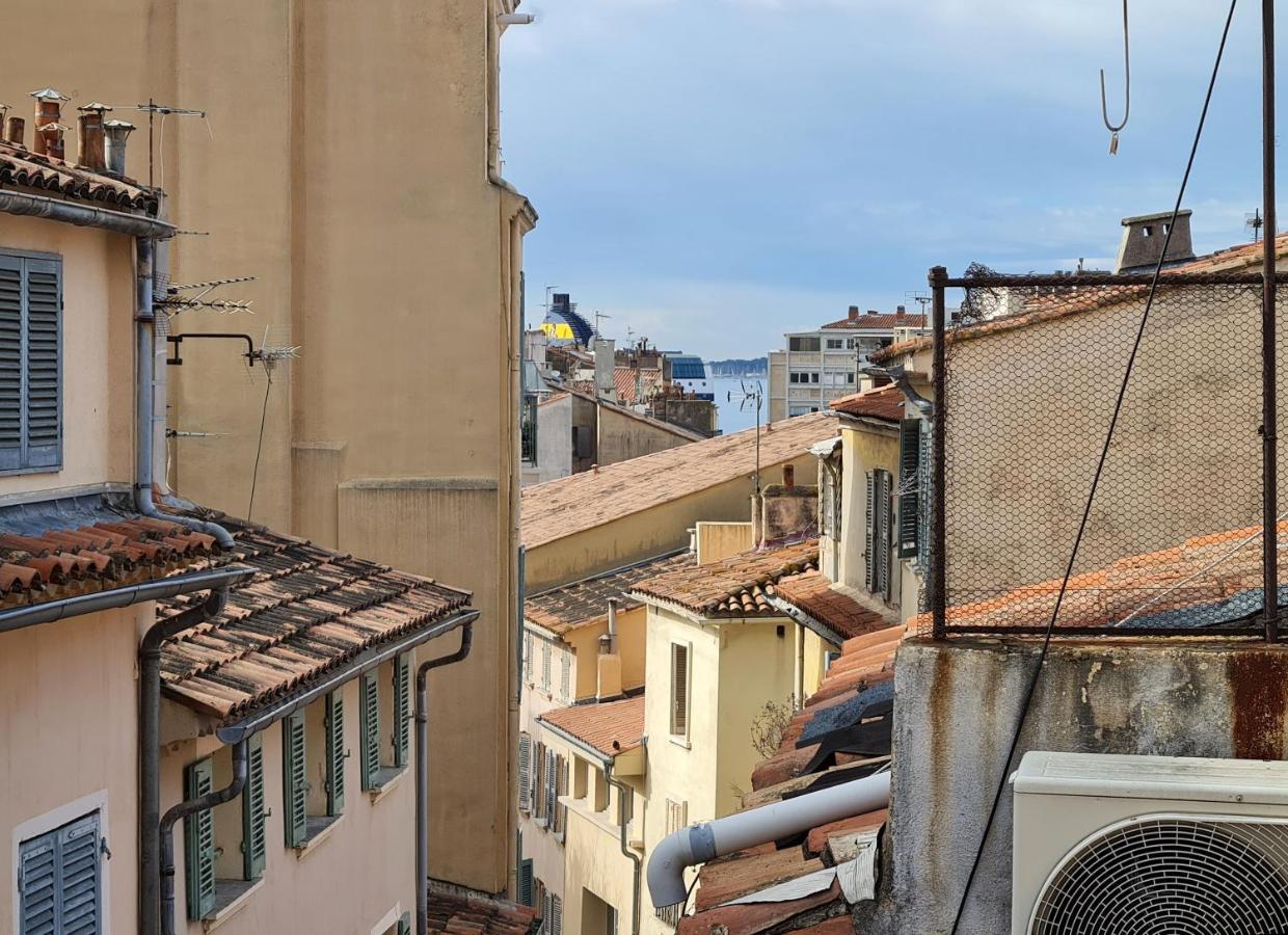 Gregbnb - Centre Ancien - Studio Roof-Top - Climatise - 5Eme Etage Toulon Exterior foto