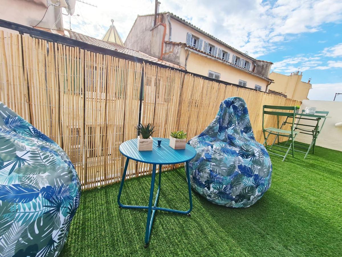 Gregbnb - Centre Ancien - Studio Roof-Top - Climatise - 5Eme Etage Toulon Exterior foto
